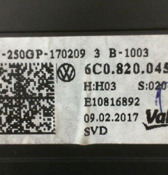 Commande chauffage VOLKSWAGEN POLO 5 Photo n°4