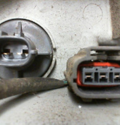 Optique avant principal gauche (feux)(phare) MAZDA PREMACY Photo n°3