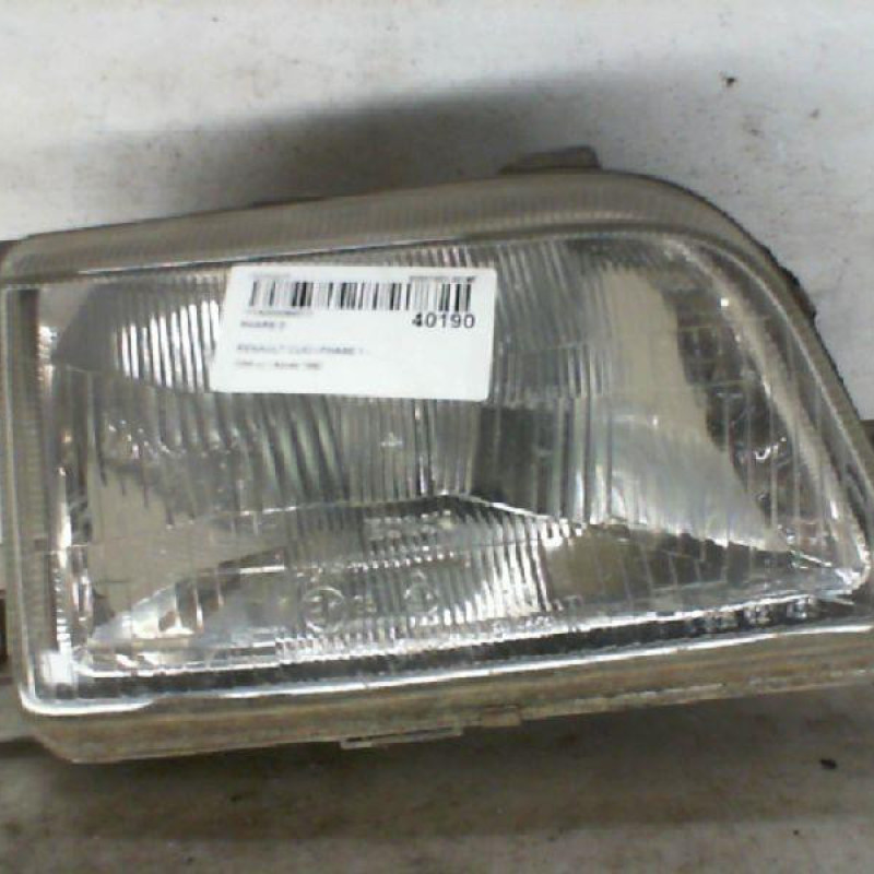 Optique avant principal droit (feux)(phare) RENAULT CLIO 1
