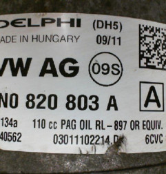 Compresseur clim VOLKSWAGEN PASSAT 5 Photo n°3