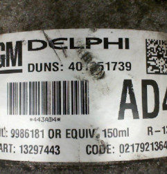 Compresseur clim OPEL ASTRA H Photo n°3