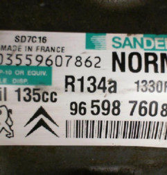 Compresseur clim CITROEN C4 PICASSO 1 Photo n°6