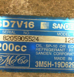 Compresseur clim FORD FOCUS 2 Photo n°6