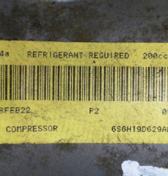 Compresseur clim FORD FIESTA 5 Photo n°3