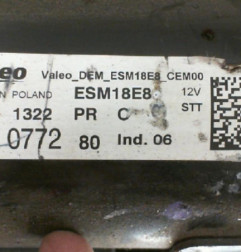 Demarreur PEUGEOT 2008 1 Photo n°8