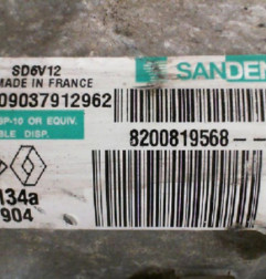 Compresseur clim RENAULT CLIO 3 Photo n°3