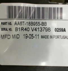 Afficheur FORD FIESTA 6 Photo n°3