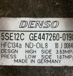 Compresseur clim TOYOTA COROLLA VERSO 2 Photo n°3