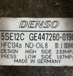 Compresseur clim TOYOTA COROLLA VERSO 2 Photo n°6