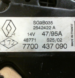 Alternateur RENAULT CLIO 2 Photo n°8