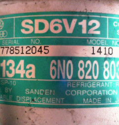 Compresseur clim VOLKSWAGEN POLO 3 Photo n°6