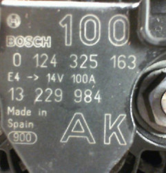 Alternateur OPEL ASTRA H Photo n°8