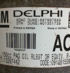 Compresseur clim OPEL ASTRA H Photo n°6