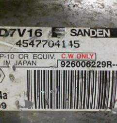 Compresseur clim DACIA SANDERO 1 Photo n°6