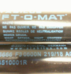 Verin de coffre RENAULT MEGANE 3 Photo n°3