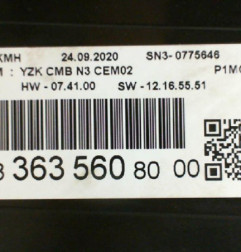 Compteur OPEL CROSSLAND X Photo n°4