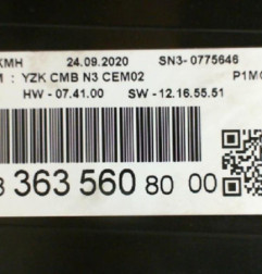 Compteur OPEL CROSSLAND X Photo n°8