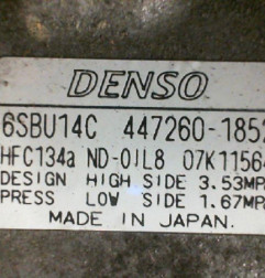 Compresseur clim BMW SERIE 1 E81 Photo n°3