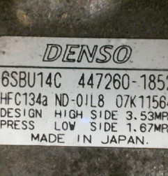 Compresseur clim BMW SERIE 1 E81 Photo n°6