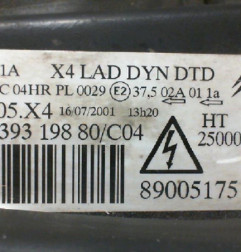 Optique avant principal droit (feux)(phare) CITROEN C5 1 Photo n°3
