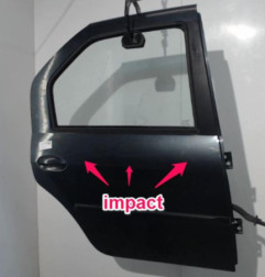 Porte arriere droit DACIA LOGAN 1 Photo n°5