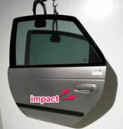 Porte arriere gauche TOYOTA AVENSIS 1 Photo n°4