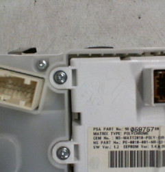 Compteur PEUGEOT 208 1 Photo n°3