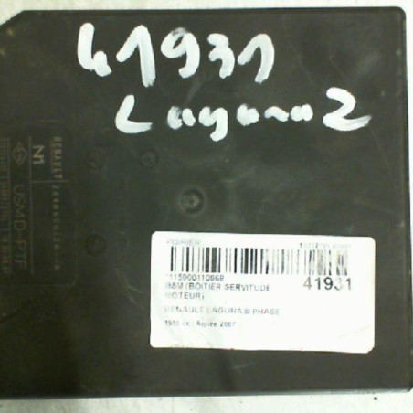 Boitier servitude moteur (BSM) RENAULT LAGUNA 3 Photo n°1