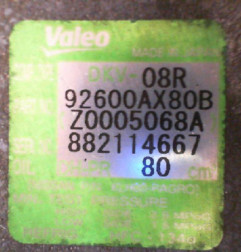 Compresseur clim NISSAN MICRA 3 Photo n°3