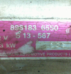 Demarreur ISUZU D-MAX 2 Photo n°6