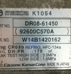 Compresseur clim MAZDA 2 2 Photo n°3