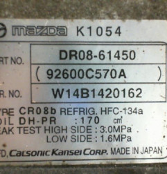 Compresseur clim MAZDA 2 2 Photo n°6