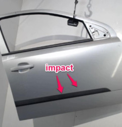 Porte avant droit OPEL ASTRA H Photo n°5