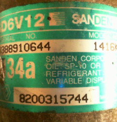 Compresseur clim RENAULT KANGOO 1 Photo n°3