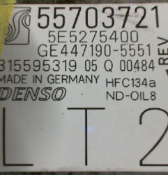 Compresseur clim OPEL CORSA D Photo n°6