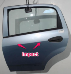 Porte arriere gauche FIAT GRANDE PUNTO Photo n°5