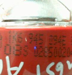 Feu arriere secondaire droit (feux) VOLKSWAGEN GOLF 5 Photo n°3