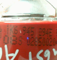 Feu arriere secondaire droit (feux) VOLKSWAGEN GOLF 5 Photo n°6