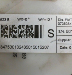 Ceinture avant gauche FIAT BRAVO 2 Photo n°8