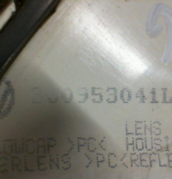 Optique avant secondaire gauche (feux)(clignotant) VOLKSWAGEN PASSAT 5 Photo n°3