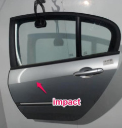 Porte arriere gauche RENAULT LAGUNA 3