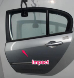 Porte arriere gauche RENAULT LAGUNA 3 Photo n°5