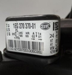 Optique avant principal gauche (feux)(phare) OPEL ASTRA H Photo n°4