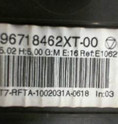 Commande chauffage PEUGEOT 308 1 Photo n°3