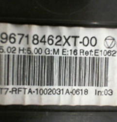 Commande chauffage PEUGEOT 308 1 Photo n°6