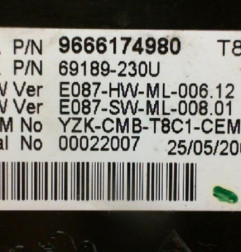 Compteur PEUGEOT 3008 1 Photo n°6