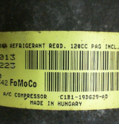 Compresseur clim FORD FIESTA 6 Photo n°3