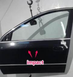 Porte avant gauche PEUGEOT 607 Photo n°5