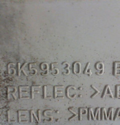 Optique avant secondaire gauche (feux)(clignotant) VOLKSWAGEN CADDY 2 Photo n°4