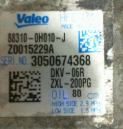 Compresseur clim CITROEN C1 1 Photo n°3